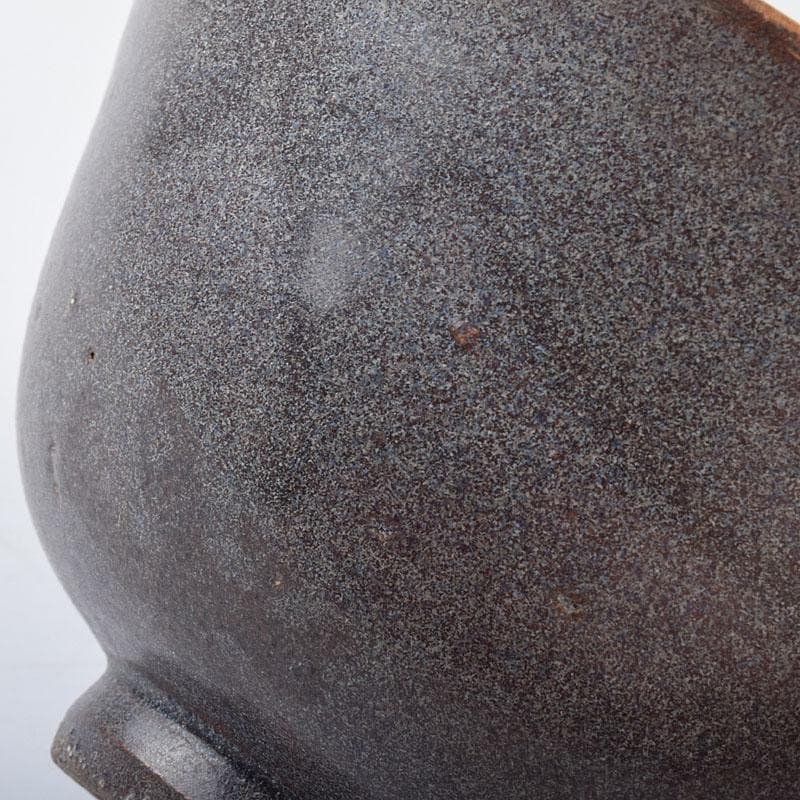 中国　黒釉　茶碗　茶道具　C　R9172