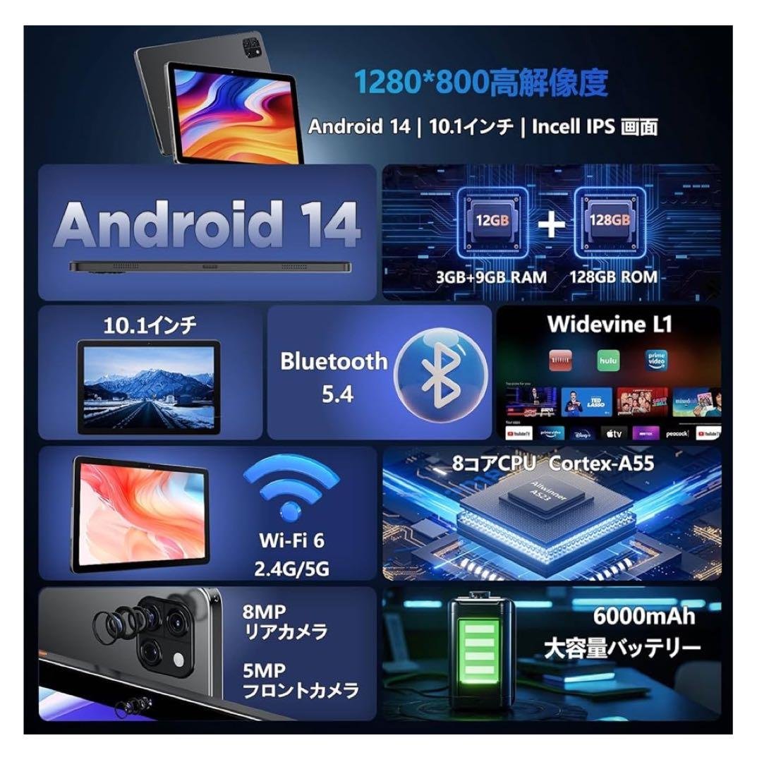 タブレット 10インチ Wi-Fiモデル アンドロイド タブレット