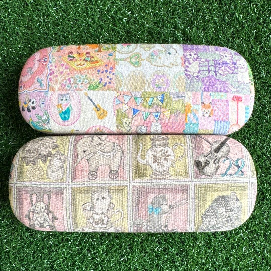 ピカピカ☆ハンドメイド メガネケース ミラー ユキエモン