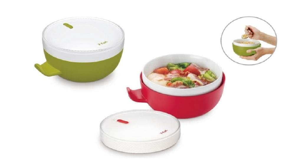 料理時間の短縮に　T-faL 電子レンジ調理器具クイックボウル【グリーンカラー】