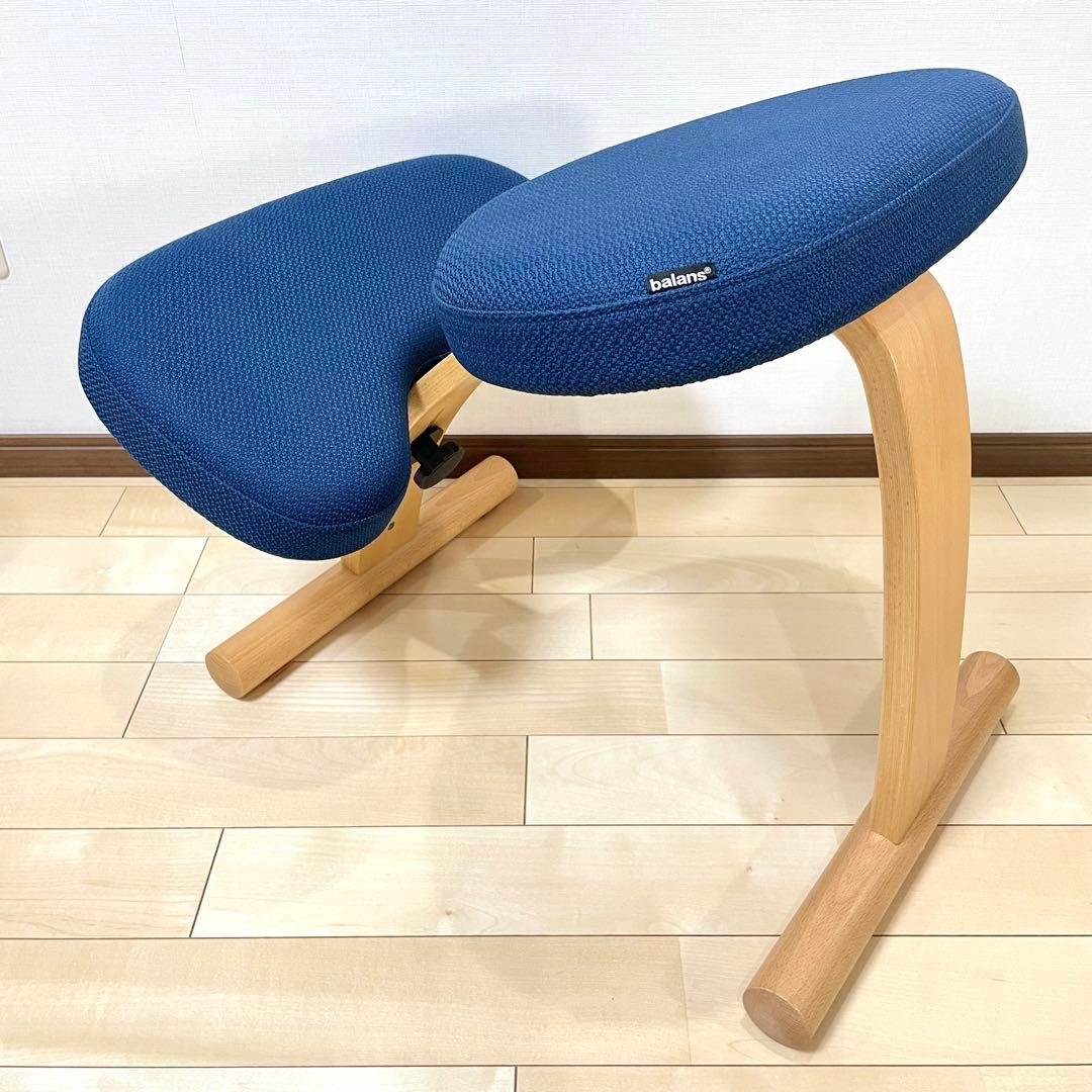 バランスラボ バランスチェア バランスイージー ネイビー中古美品