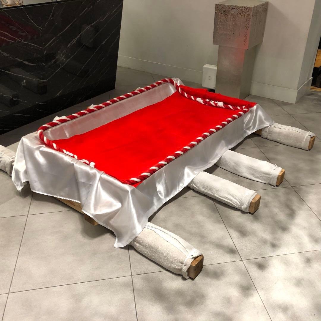 【値下げ】お神輿　二人乗り　特注品
