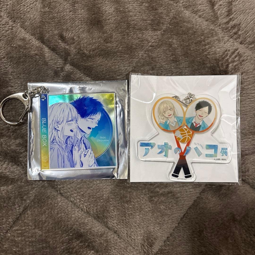 アオのハコ展 千夏&大喜 CDジャケット風アクリルキーホルダーと特別先行特典