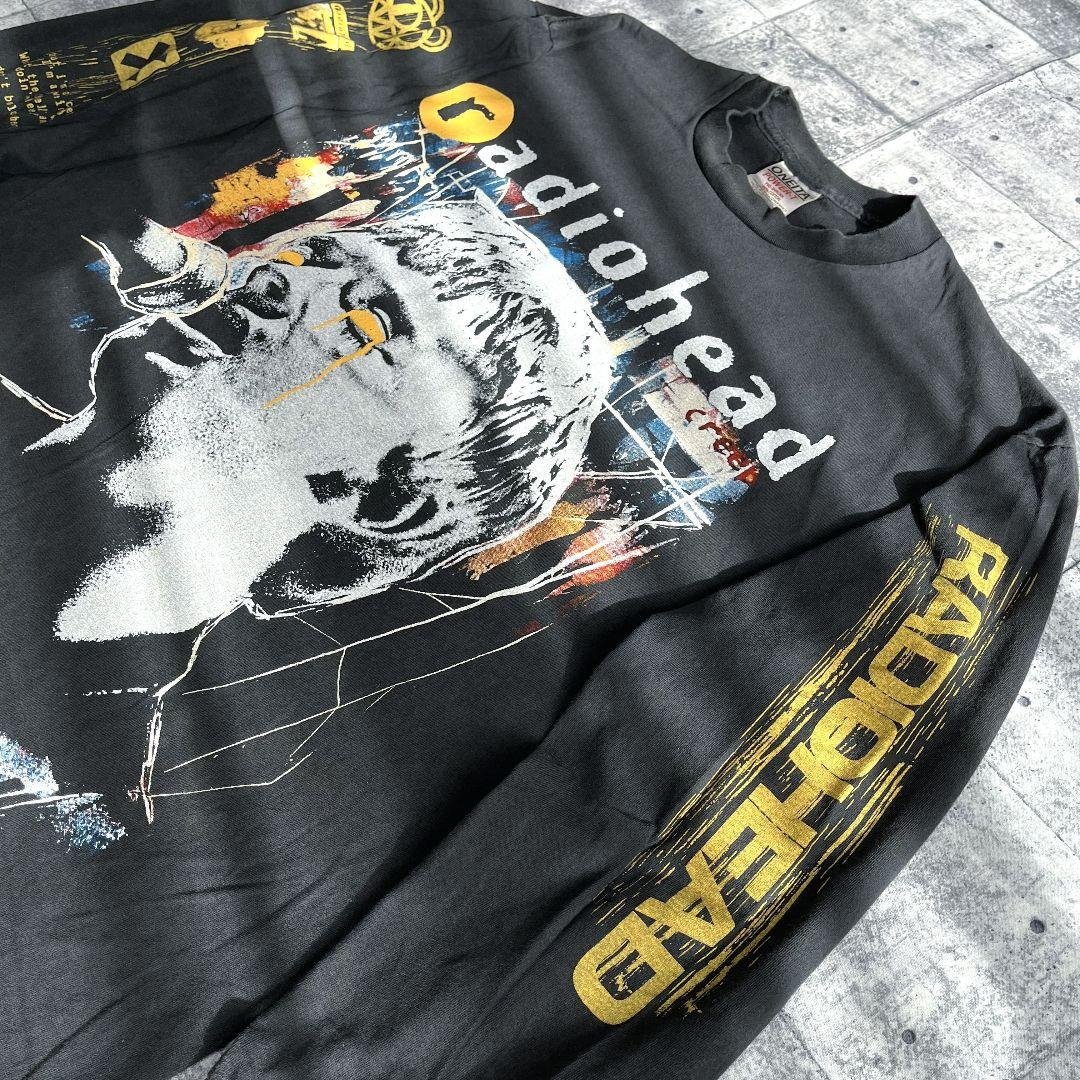 RADIOHEAD レディオヘッド Pablo Honey 袖プリ ロンT L