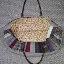 手作り　パッチワーク　バッグ　手提げ